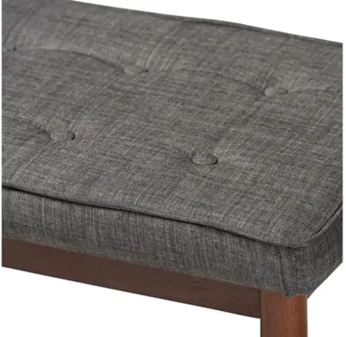 Itami Fabric Upholstered Wood Bench