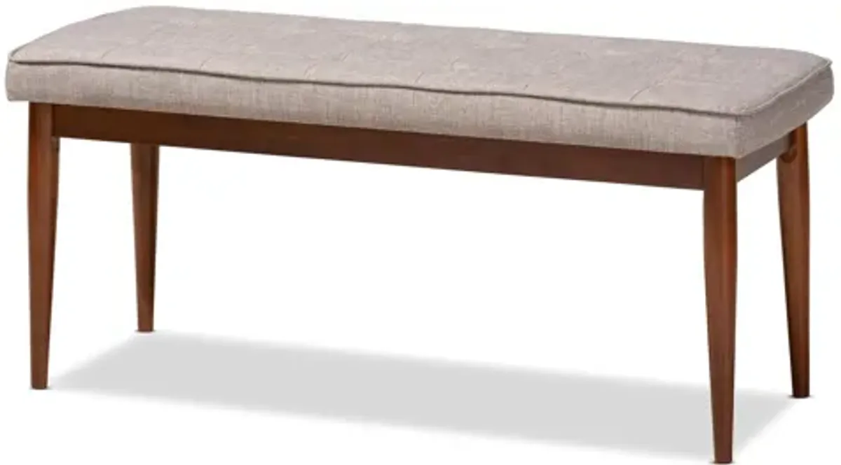 Itami Fabric Upholstered Wood Bench