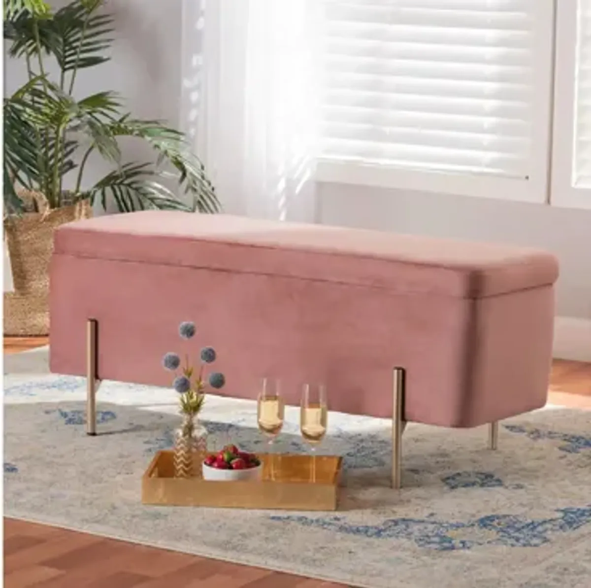 Rockwell Upholstered Storage Bench