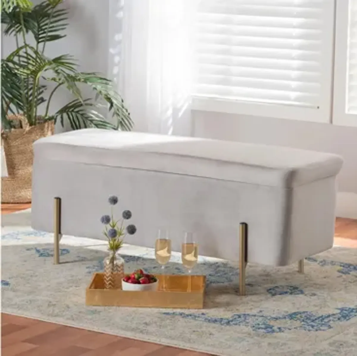 Rockwell Upholstered Storage Bench