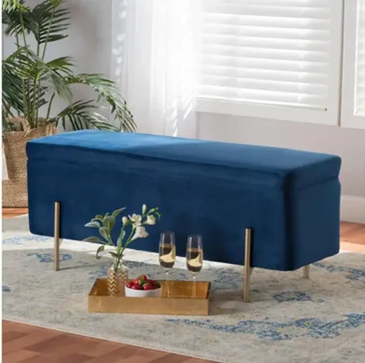 Rockwell Upholstered Storage Bench