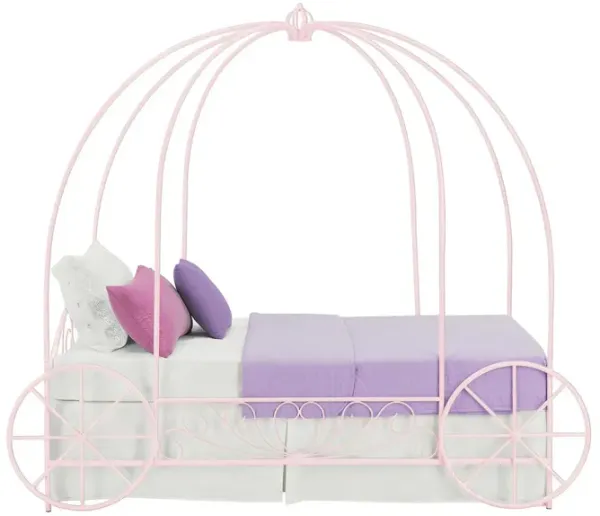 Fairytale Kids Twin Metal Carriage Bed Frame