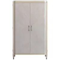Zoey Armoire in Silver by Bellanest.