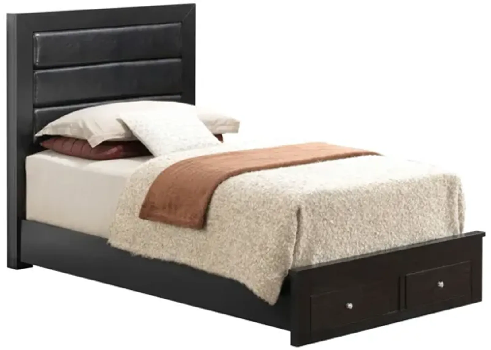 Burlington Twin Storage Bed in Black by Glory Furniture