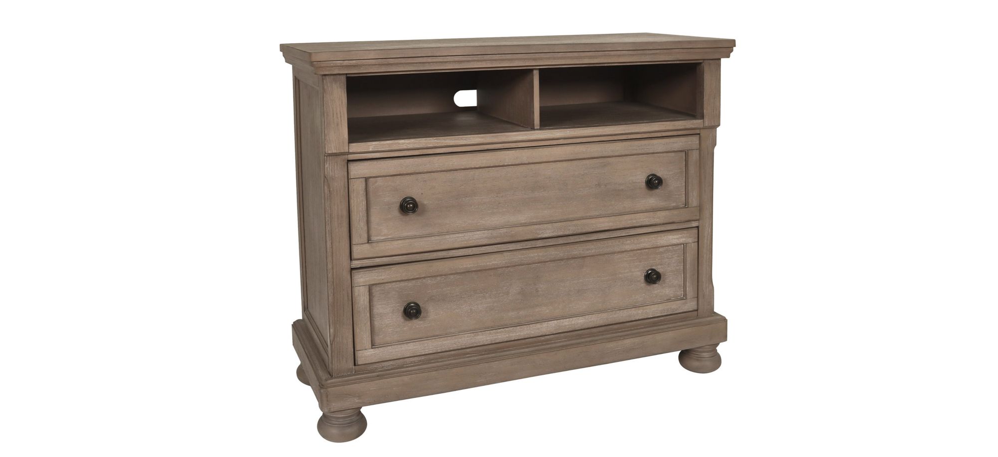 Allegra Media Chest in Pewter by New Classic Home Furnishings