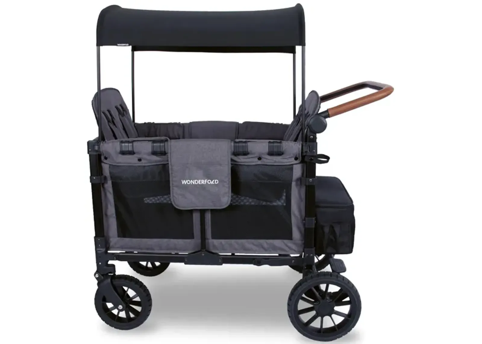 Lux Premium Quad Wagon in Charcoal Gray by Wonderfold