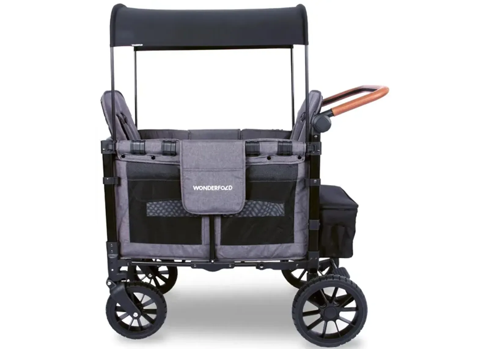 Lux Premium Double Wagon in Charcoal Gray by Wonderfold