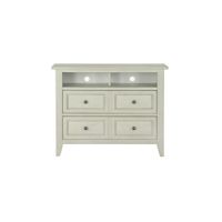 Raelynn Media Chest in Weathered White by Magnussen Home