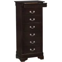 Rossie Lingerie Chest in Cappuccino by Glory Furniture
