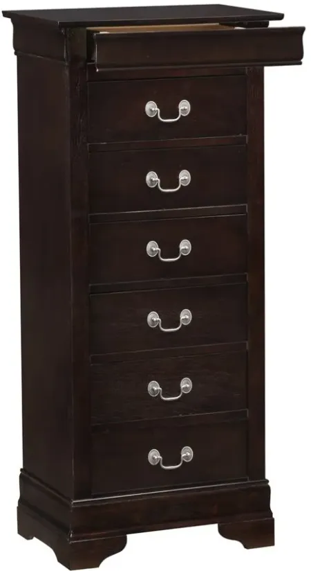 Rossie Lingerie Chest in Cappuccino by Glory Furniture