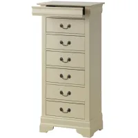 Rossie Lingerie Chest in Beige by Glory Furniture