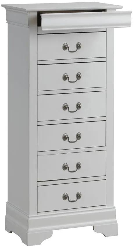 Rossie Lingerie Chest in White by Glory Furniture