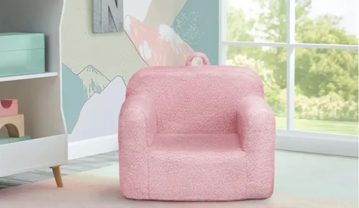 Cozee Sherpa Kids Chair by Delta Children