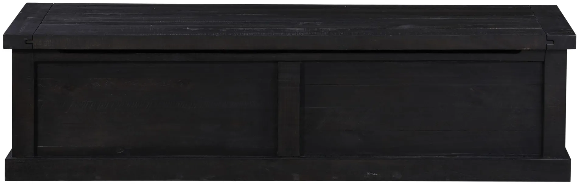 Zabela Storage Bench in Black Pine by Bellanest