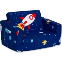 Cozee Flip Out Kids Chair by Delta Children in Space by Delta Children