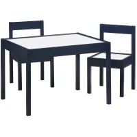 Hunter 3-pc. Kids Table Set in Blue by DOREL HOME FURNISHINGS