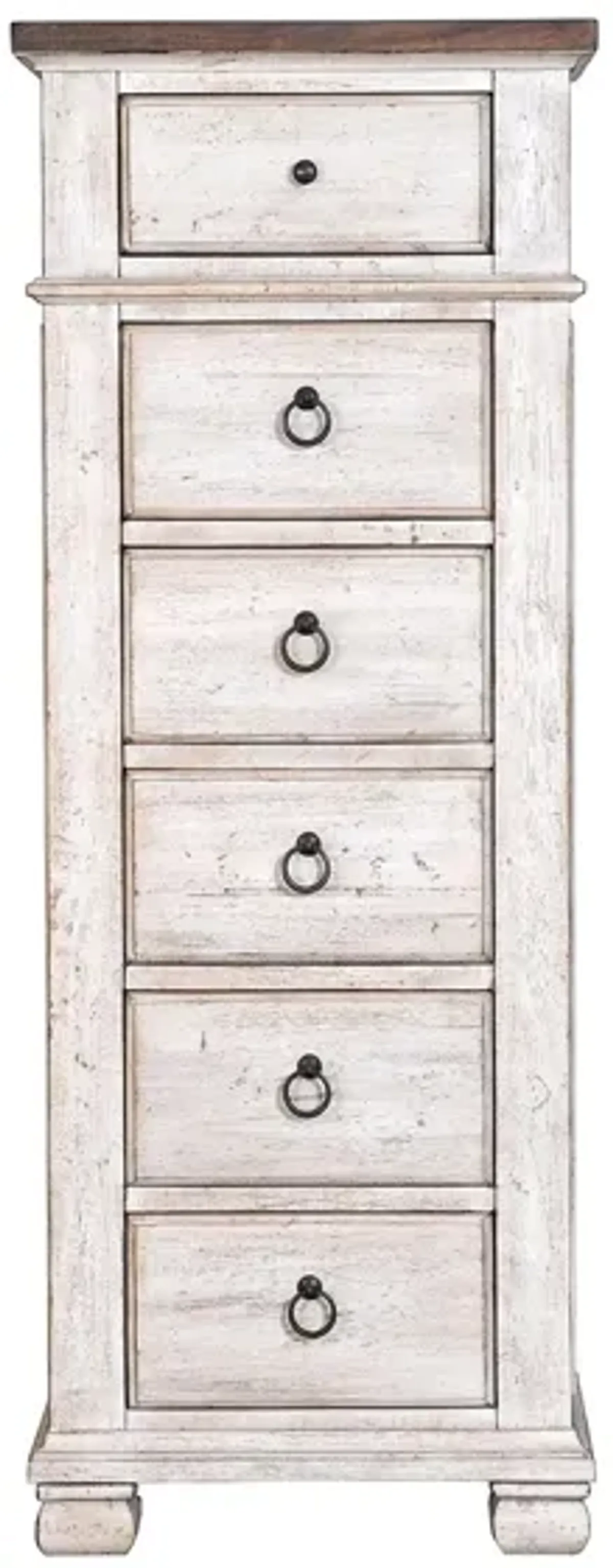 Belmont Lingerie Chest in Timbered Brown Farmhouse & Antique Linen by Napa Furniture Design