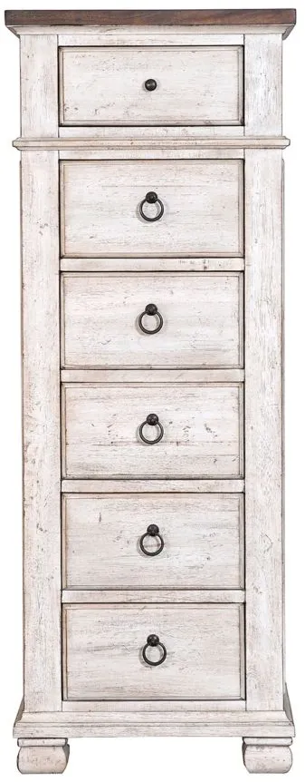 Belmont Lingerie Chest in Timbered Brown Farmhouse & Antique Linen by Napa Furniture Design