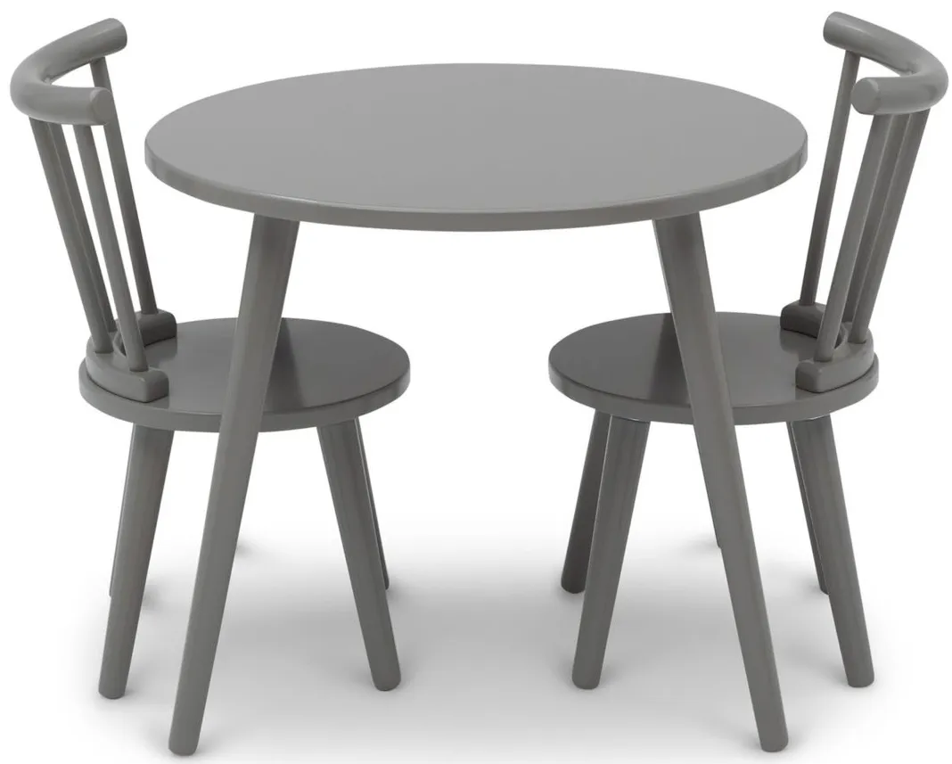 Homestead Table and Chair Set by Delta Children in Gray by Delta Children