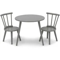 Homestead Table and Chair Set by Delta Children in Gray by Delta Children