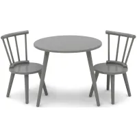 Homestead Table and Chair Set by Delta Children in Gray by Delta Children