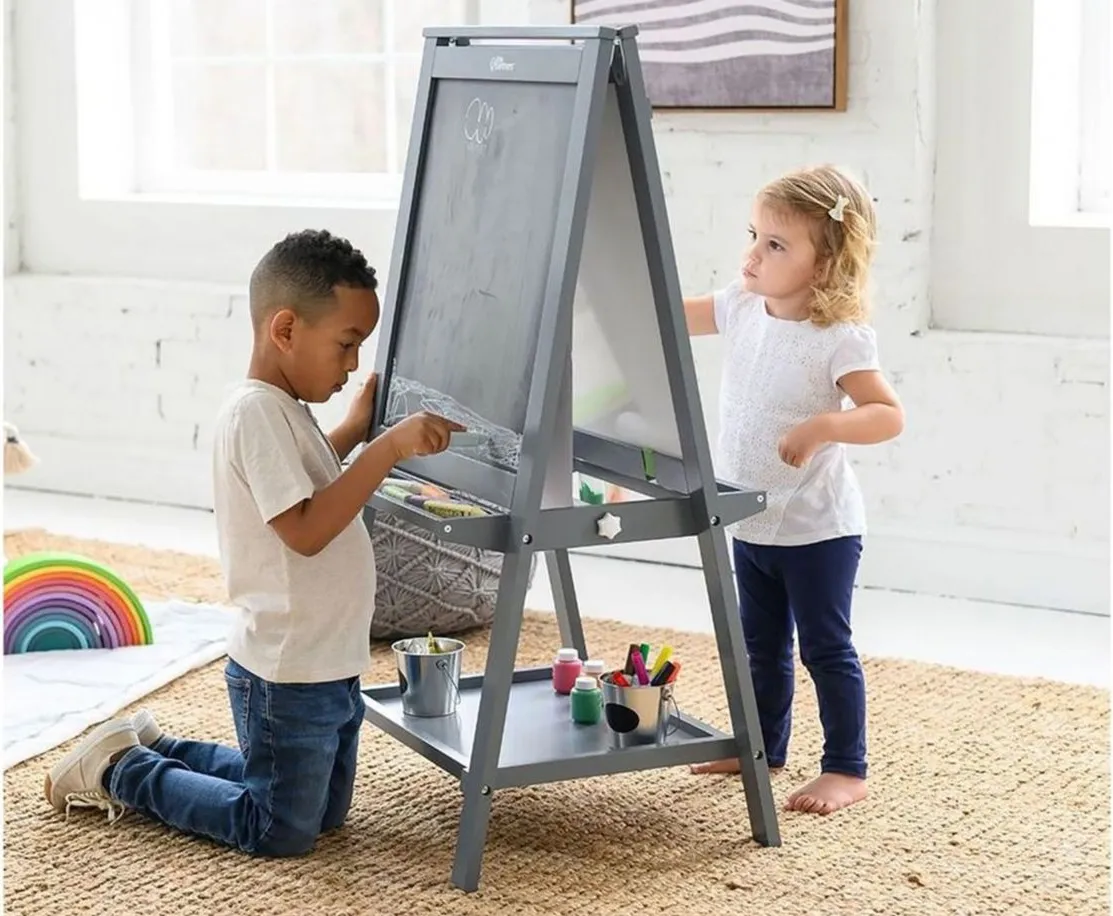 Little Partners EZ Easel in Earl Grey by BK Furniture