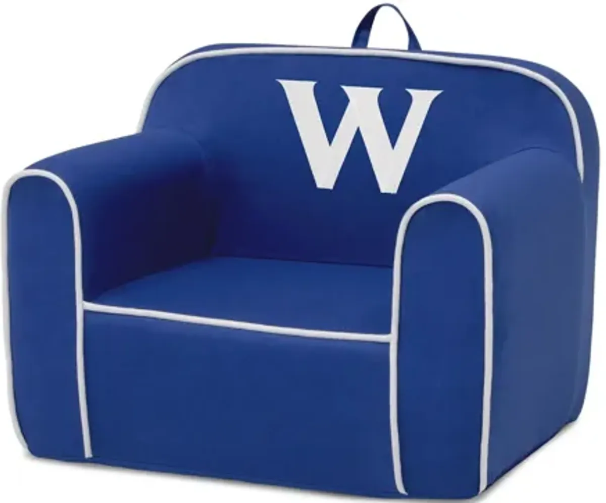 Cozee Monogrammed Chair Letter "W"