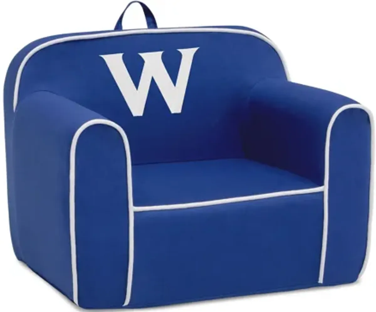 Cozee Monogrammed Chair Letter "W"