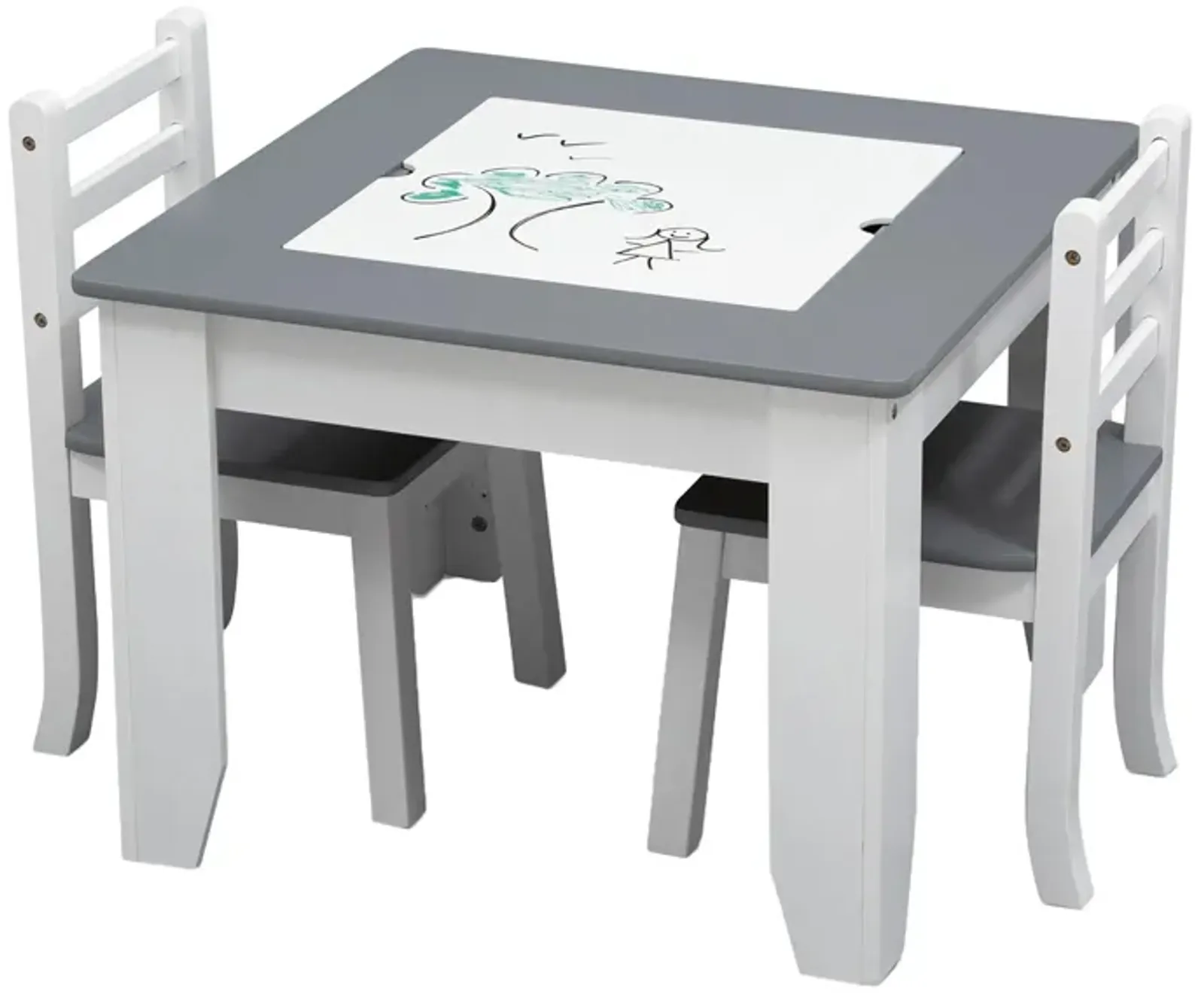 Chelsea Table and Chair Set with Storage by Delta Children