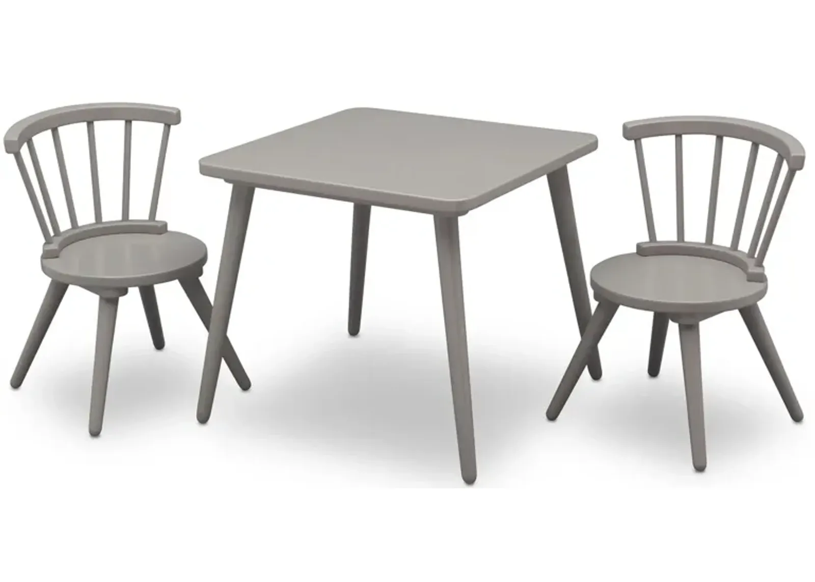 Windsor Kids Wood Table and Chair Set by Delta Children in Gray by Delta Children