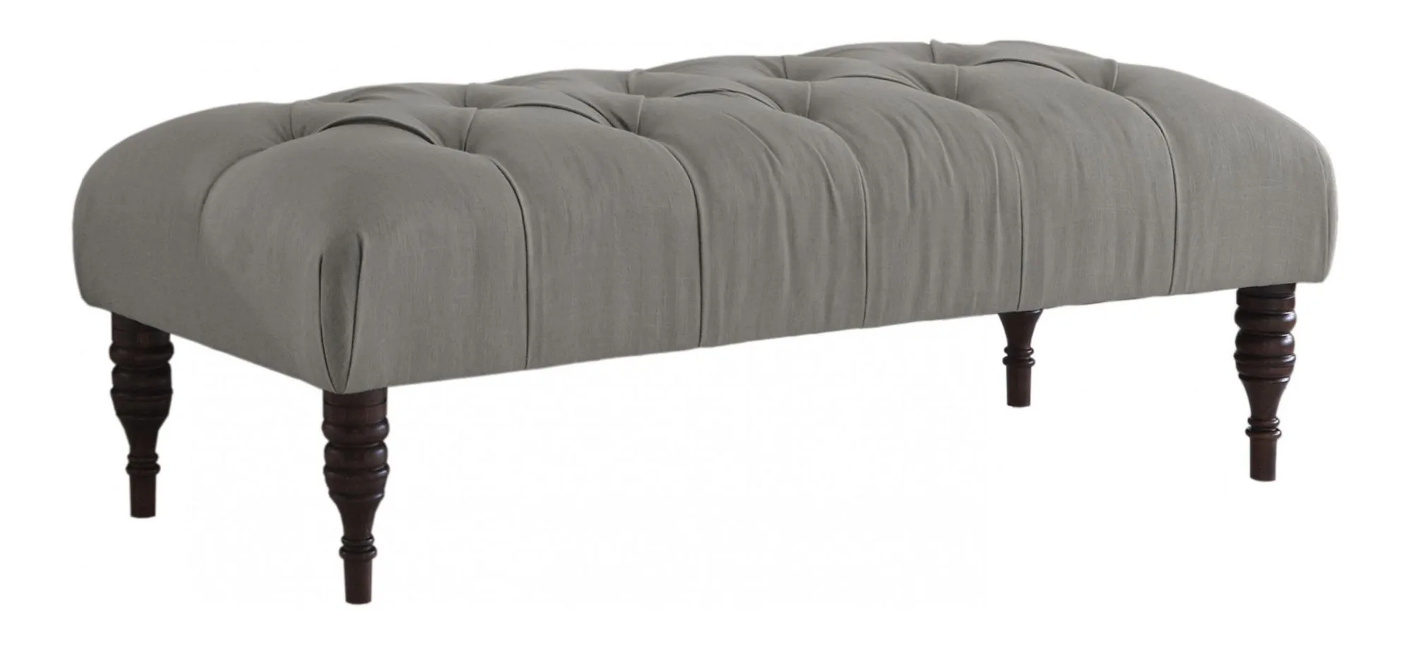 Banks Bench in Linen Gray by Skyline