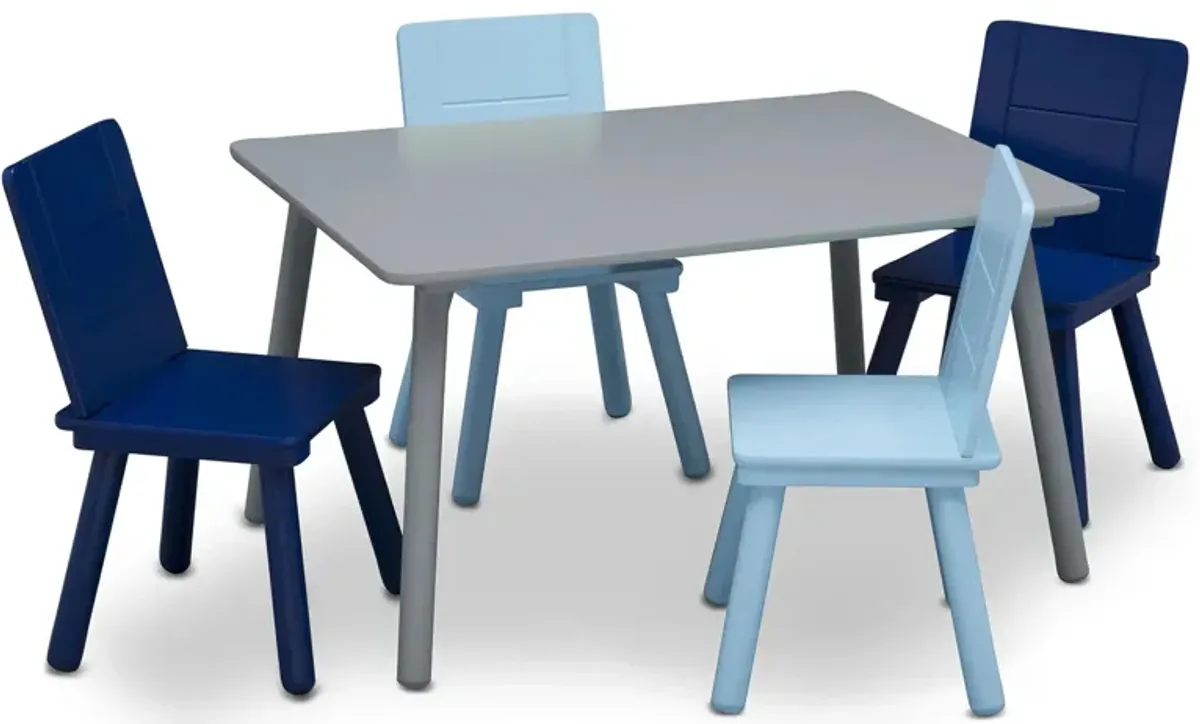 Table and Four Chair Set by Delta Children