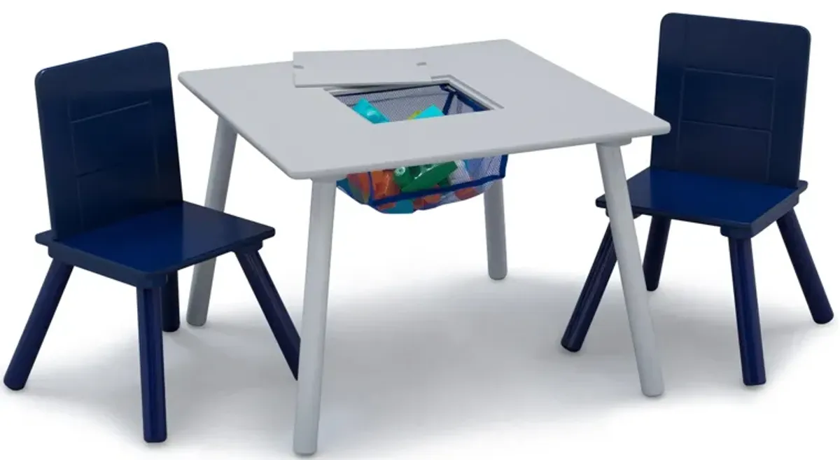 Table and Two Chair Set with Storage by Delta Children