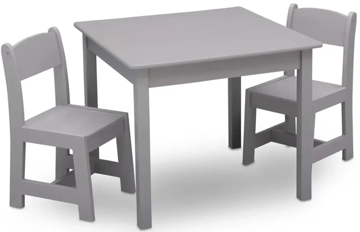 MySize Wood Table and Two Chair Set by Delta Children