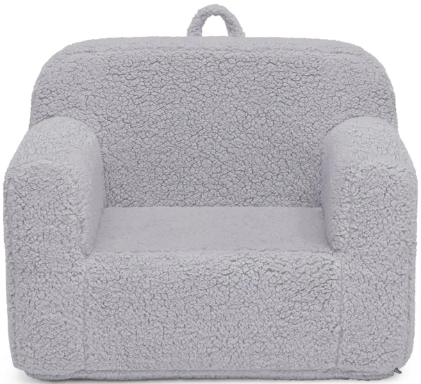 Cozee Sherpa Kids Chair by Delta Children in Gray by Delta Children