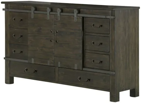 Abington Bedroom Dresser in Weathered Charcoal by Magnussen Home