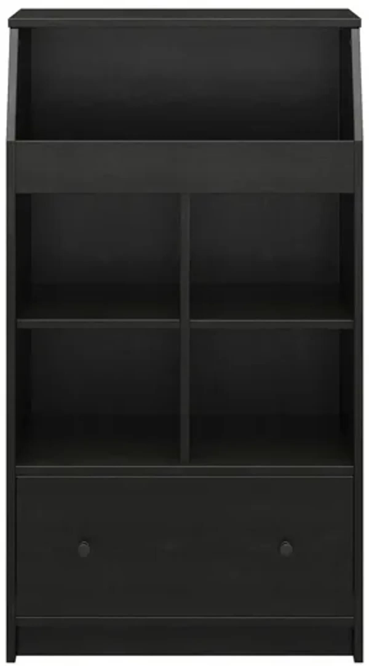 The Loft Storage Tower in Black Oak by DOREL HOME FURNISHINGS