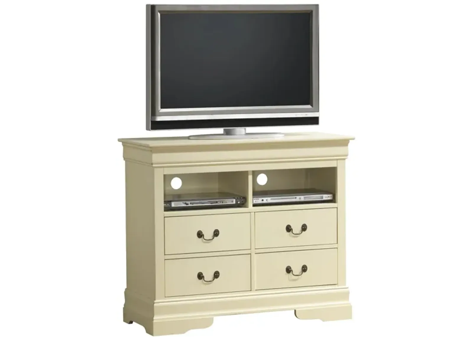 Rossie Media Chest in Beige by Glory Furniture