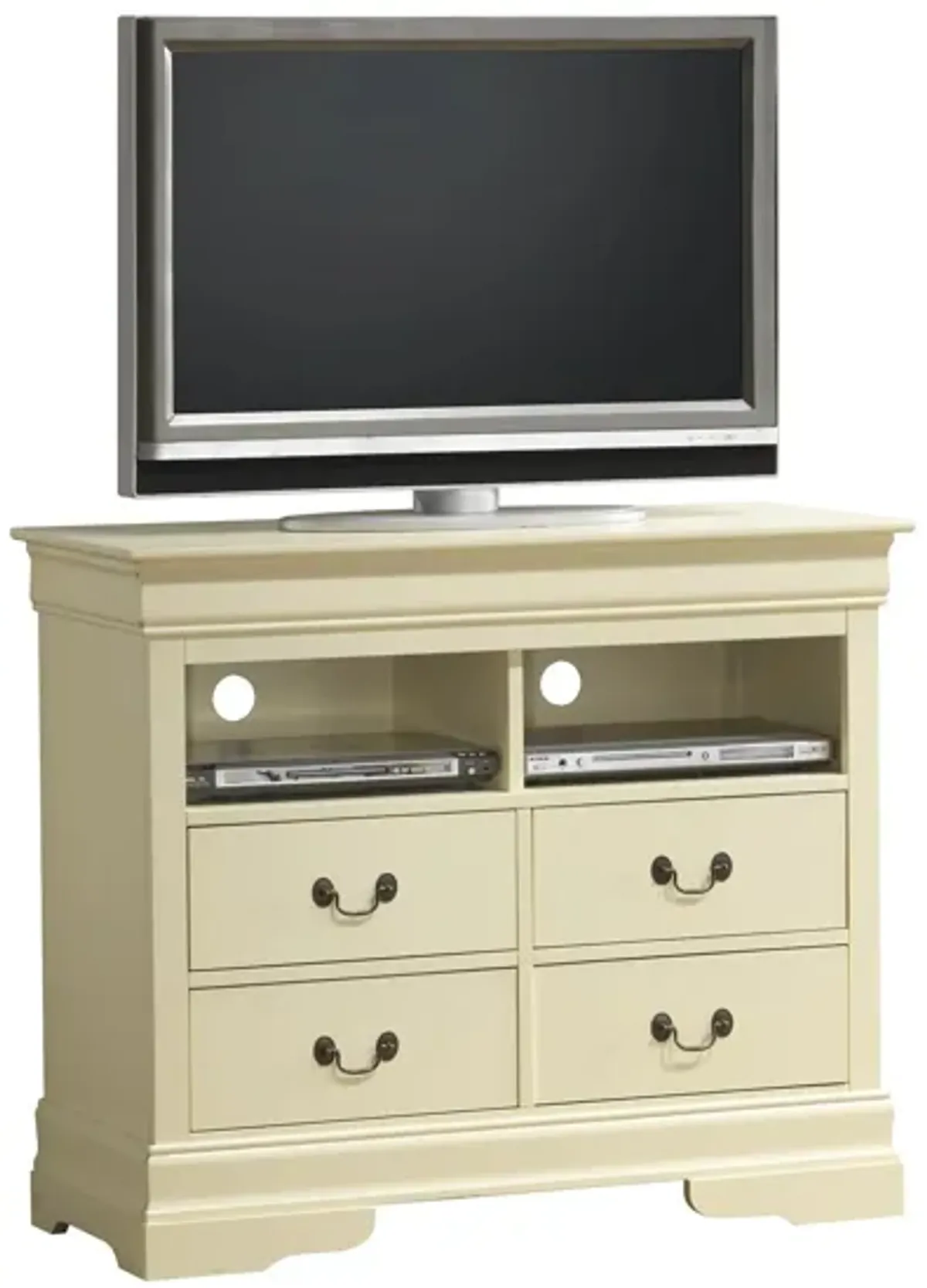 Rossie Media Chest in Beige by Glory Furniture