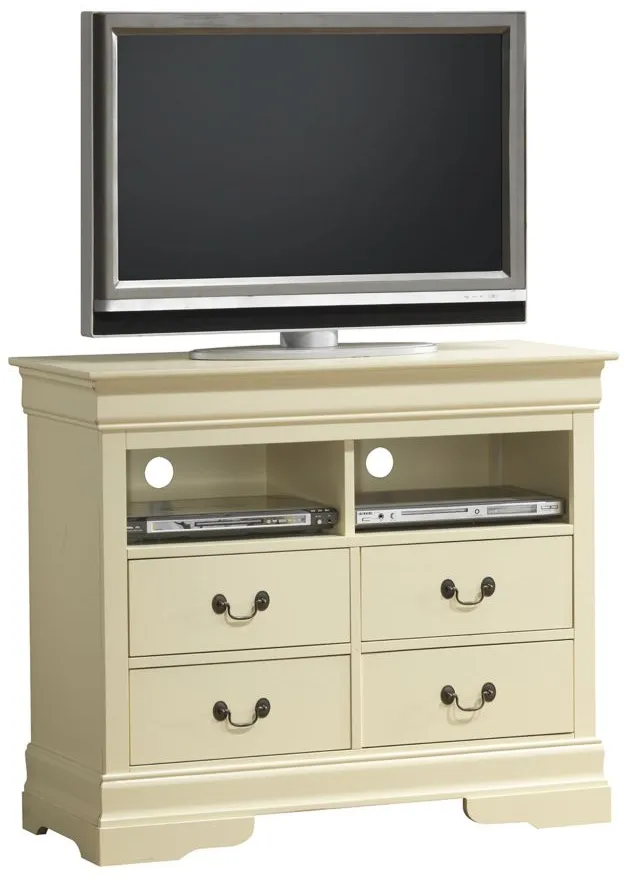 Rossie Media Chest in Beige by Glory Furniture