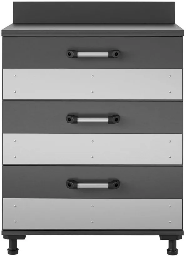 Boss Storage Cabinet in Dark Gray by DOREL HOME FURNISHINGS