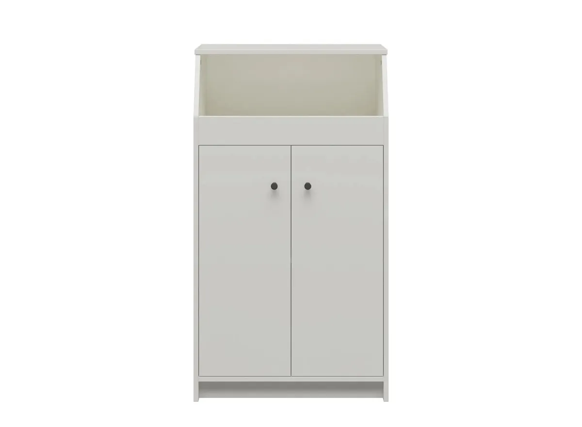 The Loft Storage Tower in White by DOREL HOME FURNISHINGS