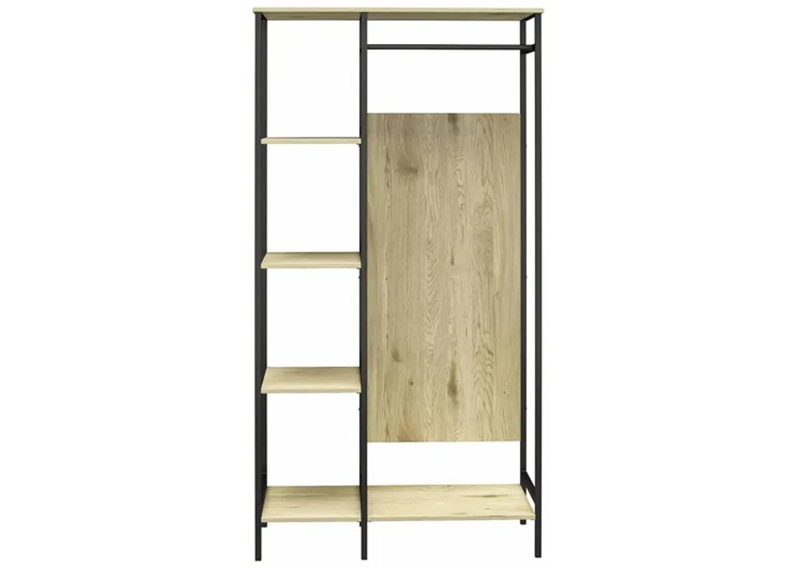 Modine Open Wardrobe in Natural by DOREL HOME FURNISHINGS