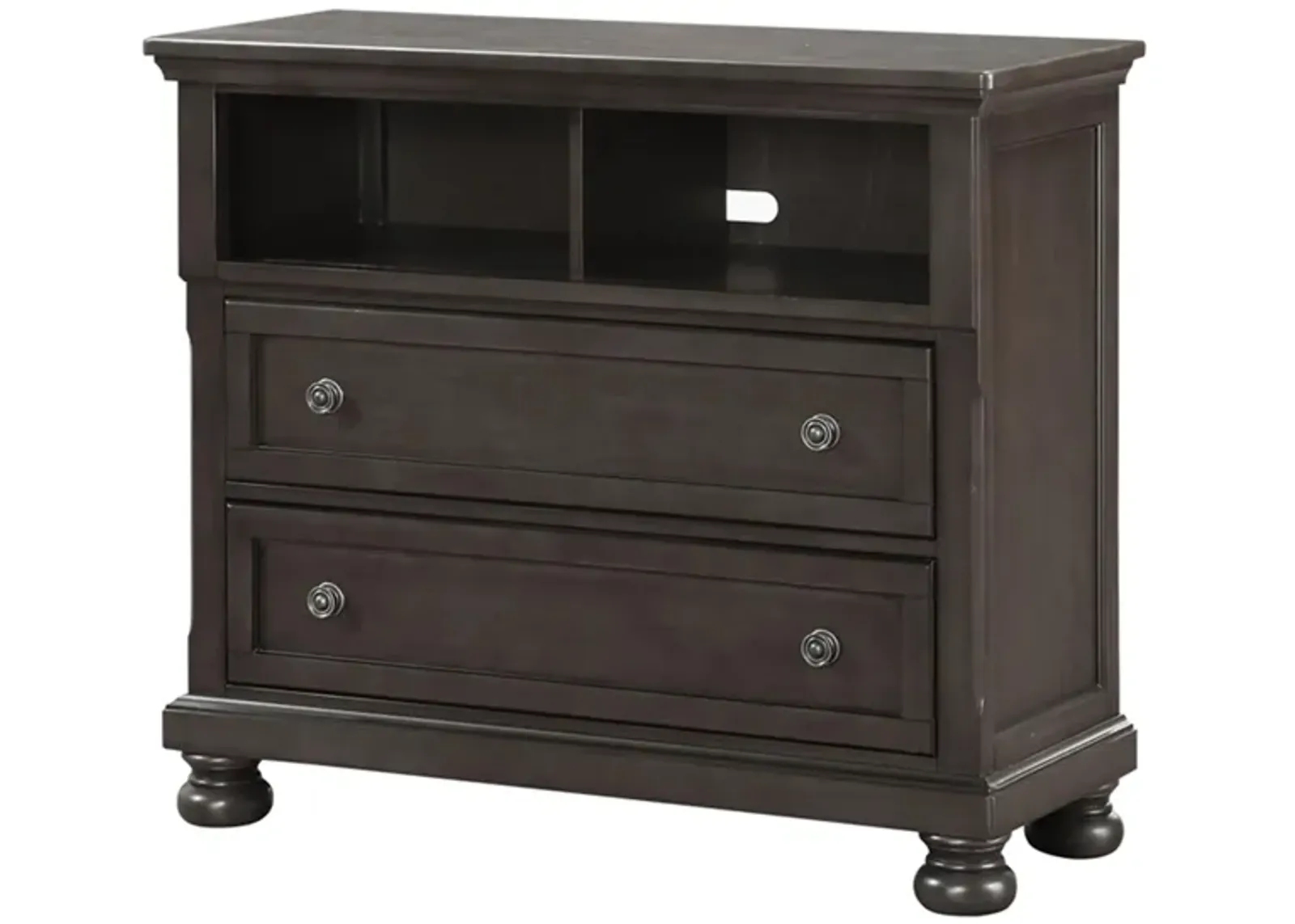 Soriah Media Chest in Gray/Brown by Avalon Furniture