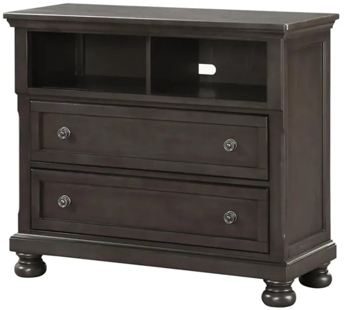 Soriah Media Chest in Gray/Brown by Avalon Furniture