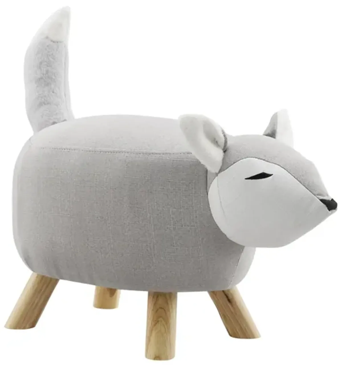 Faxon The Fox Stool in Gray by Linon Home Decor