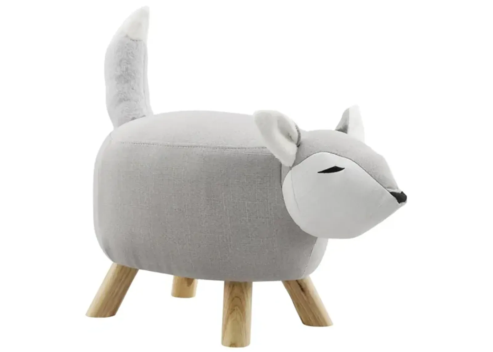 Faxon The Fox Stool in Gray by Linon Home Decor