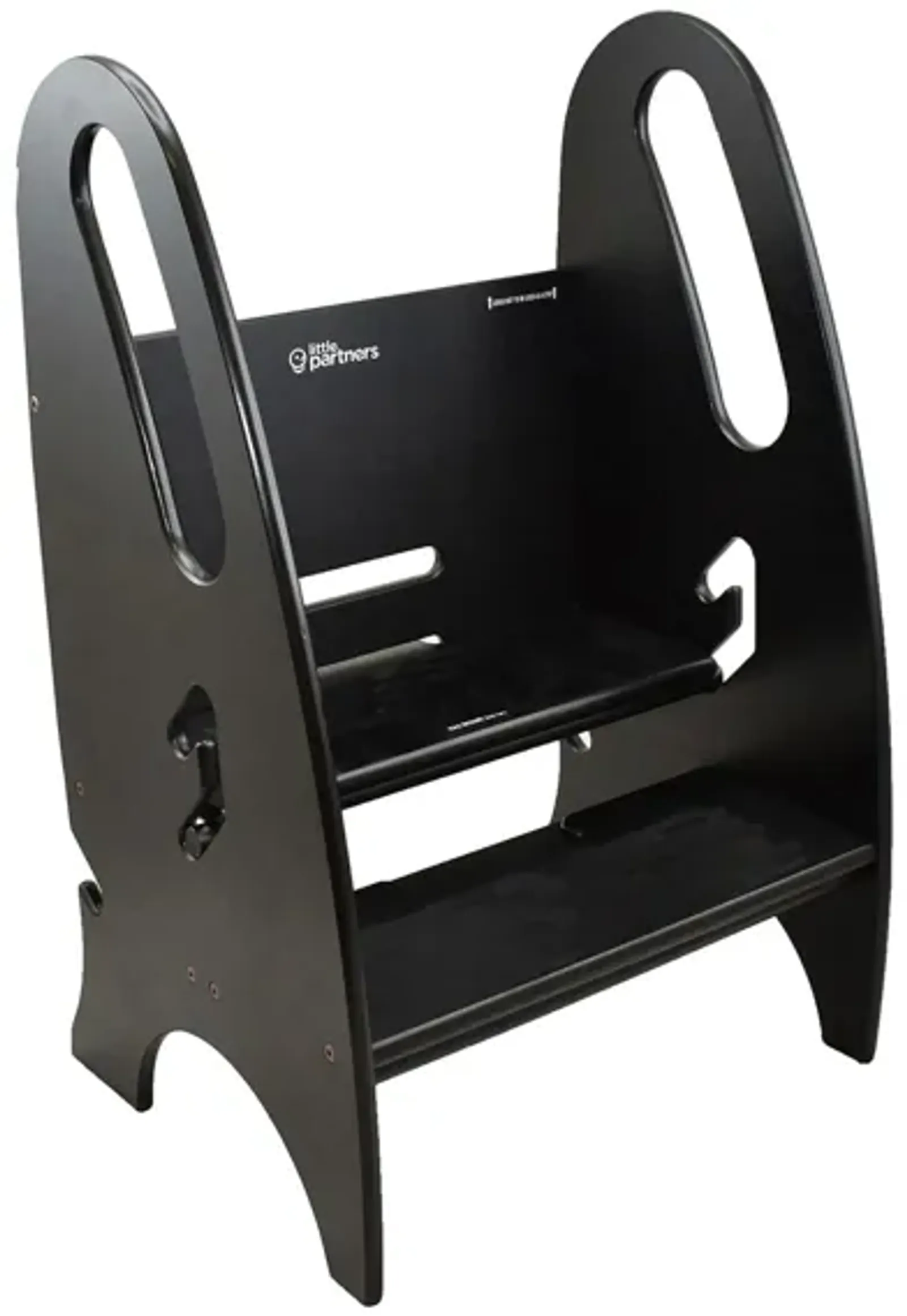 Little Partners 3-in-1 Growing Step Stool in Ebony by BK Furniture