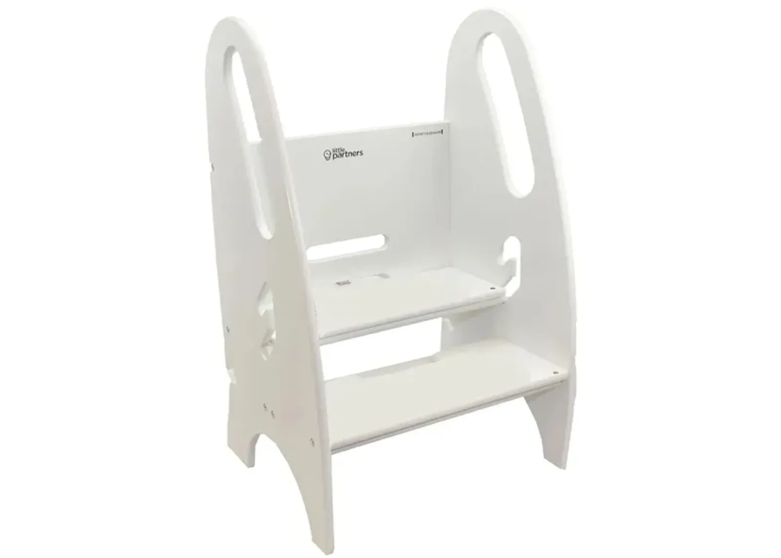 Little Partners 3-in-1 Growing Step Stool in Soft White by BK Furniture