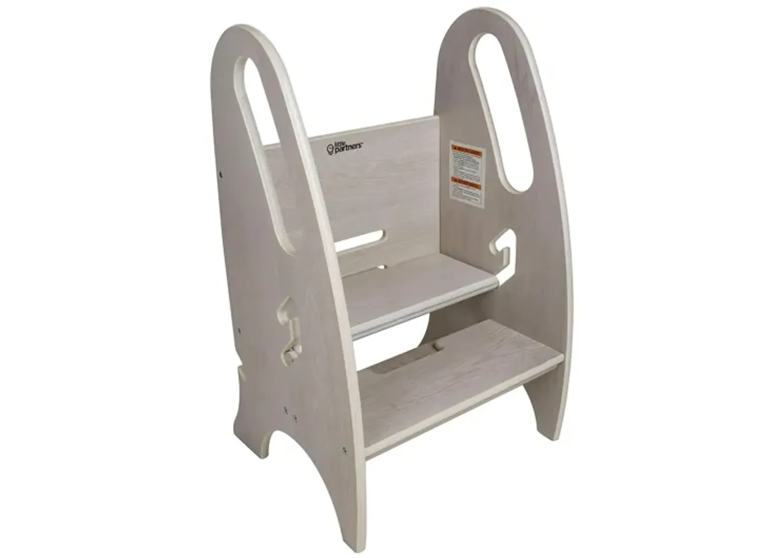 Little Partners 3-in-1 Growing Step Stool in Premium Ivory by BK Furniture